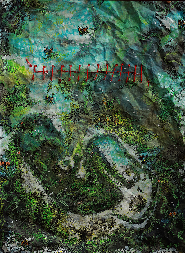 Back in My Eden painting  has been shortlisted to showcase in Austria Biennale